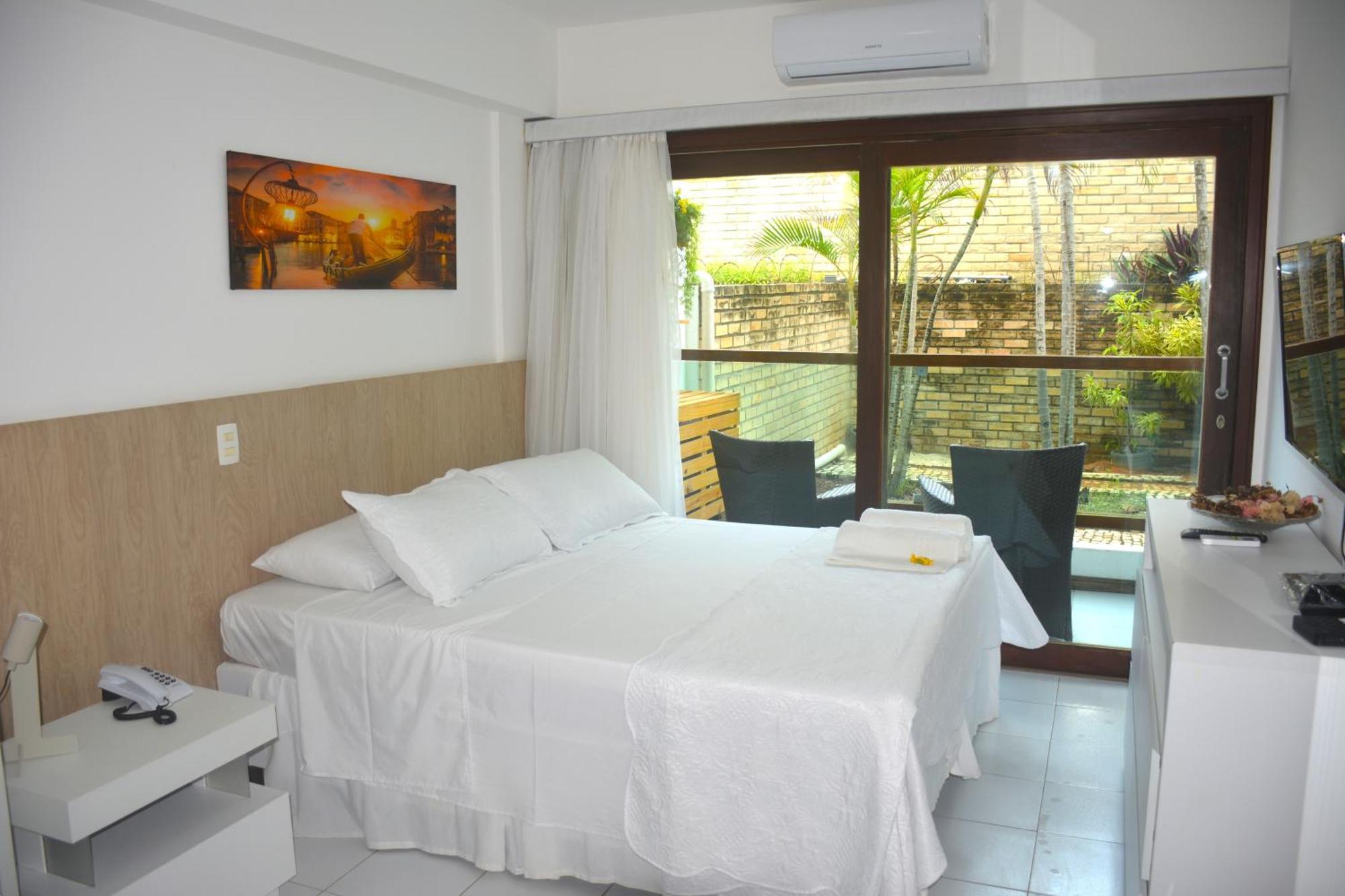 Casa de Férias Araca Flat 308 - Lateral Vista Jardim *